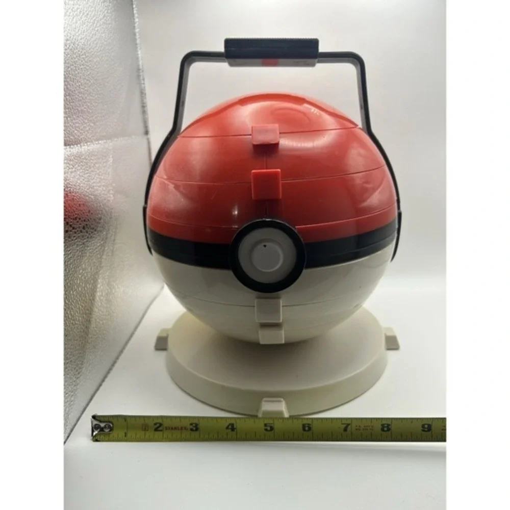 Vintage 1999‎ Pokemon Collector Marbles Pokeball Carrying Case & Marbles